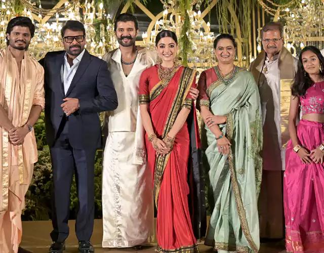 Vijay Deverakonda and Rashmika Wedding Reception Photos